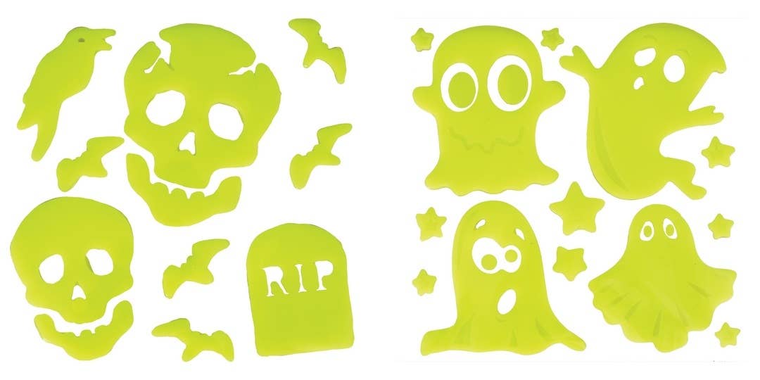 P'tit Clown - Wholesale Sticker - Gel Stickers - Phosphorescent - 20 X 20cm - Random Model2