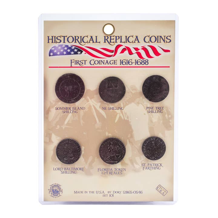Channel Craft - Wholesale Keepsake Coin/Token - Replica Coin Set - First Coinage of Colonial America