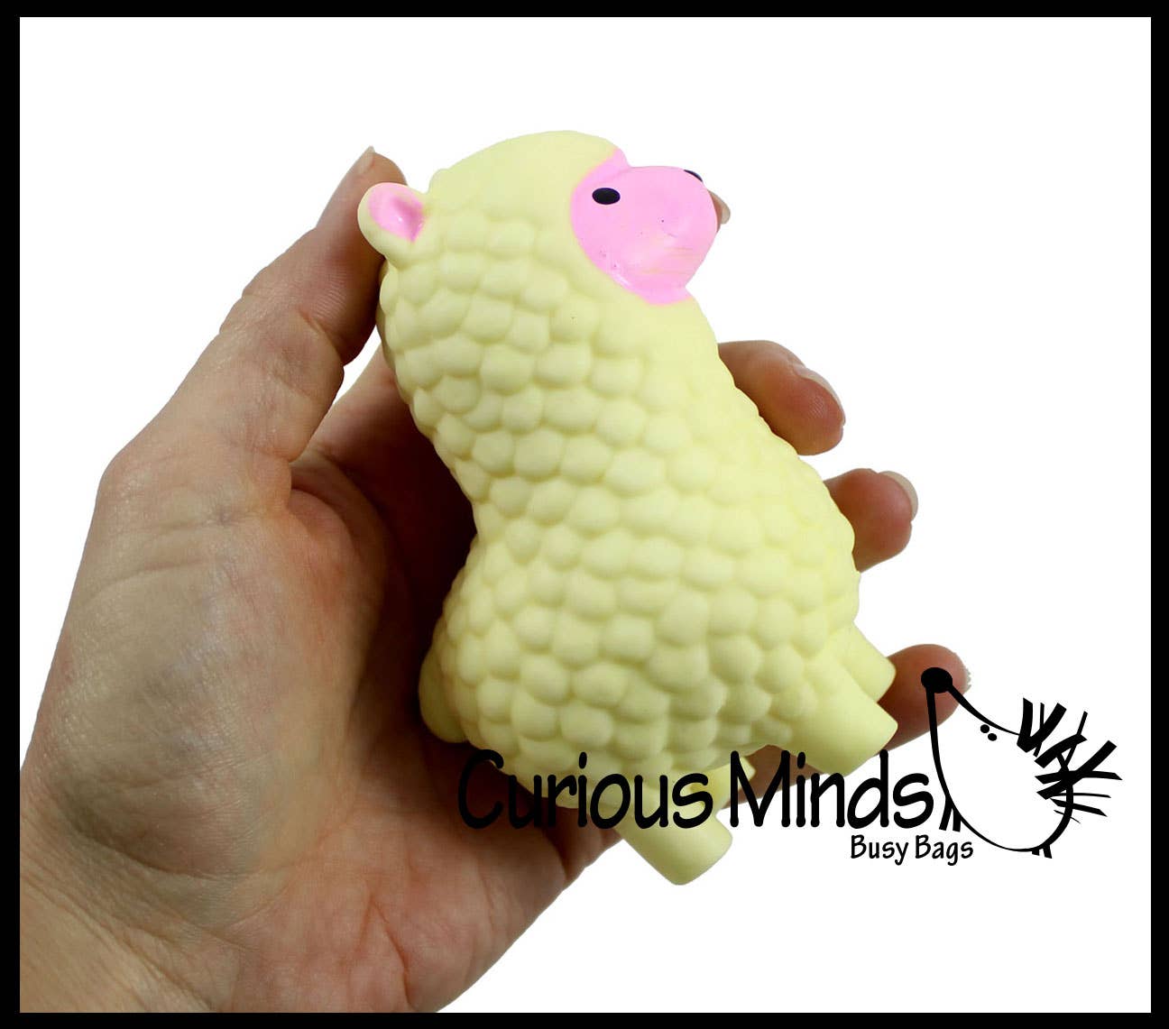 Curious Minds Toys – wholesale Squishy toy – Kids & Baby – 1 Cute Alpaca / Llama Soft Fluff- Filled Squeeze Stress Ball7