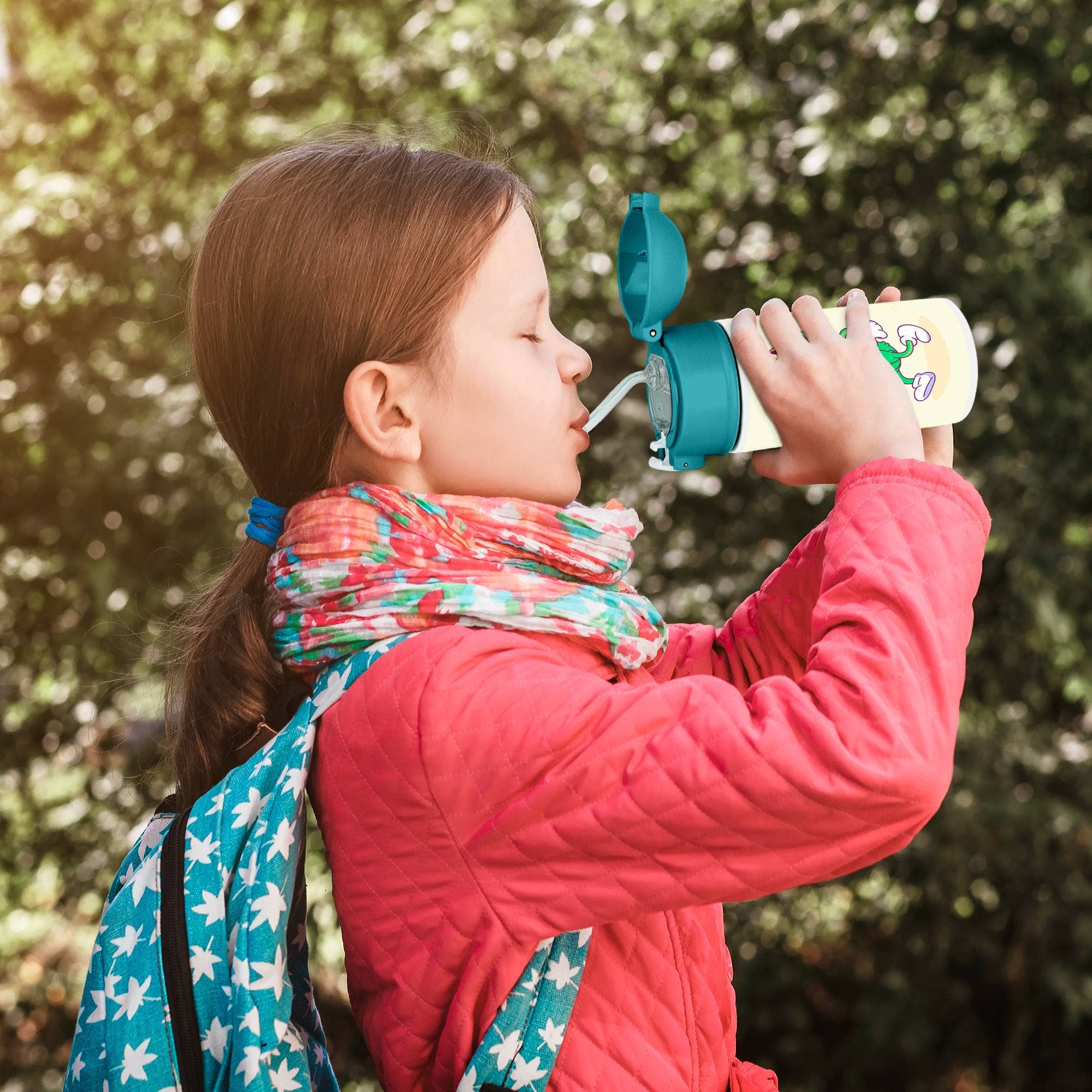 3dRose – Großhandel Trinkflaschen – 3dRose, Schokoladenmousse-Cremepuff, Kinderwasserflasche2