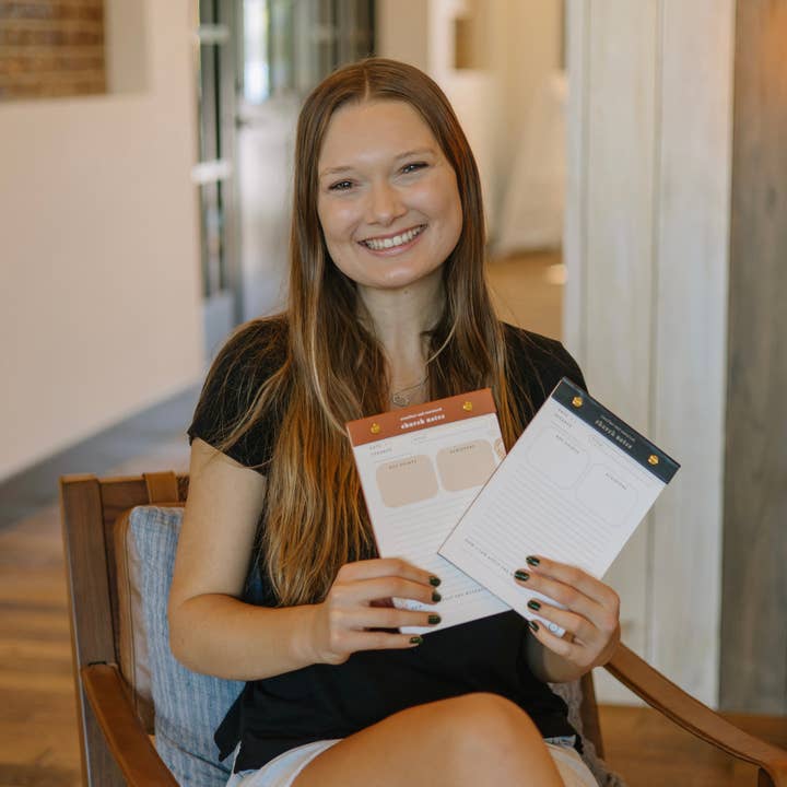 Steadfast and Sustained - Wholesale Notepad - Church Notes Notepad3