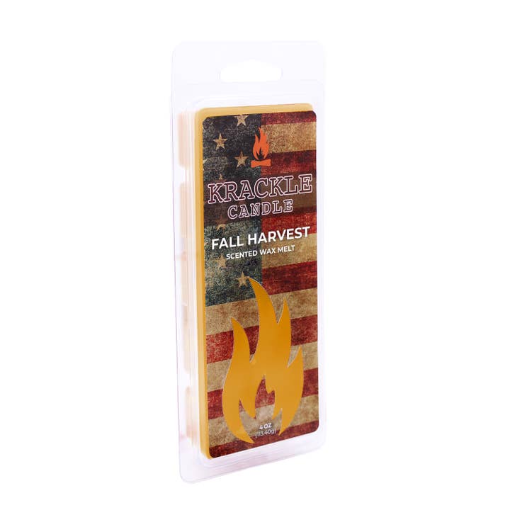 Krackle Candle - Wholesale Wax Melt - Fall Harvest Candle Bar- 4 oz