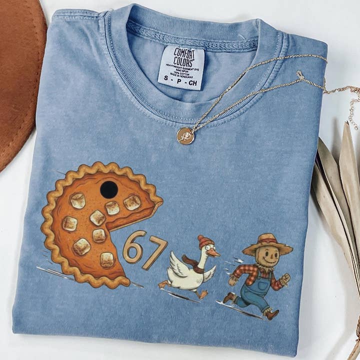 Glaime - Wholesale T-Shirt (Graphic) - Women's - Comfort Colors Funny Fall Shirt, 67 Shirt, Funny Goose Shirt3