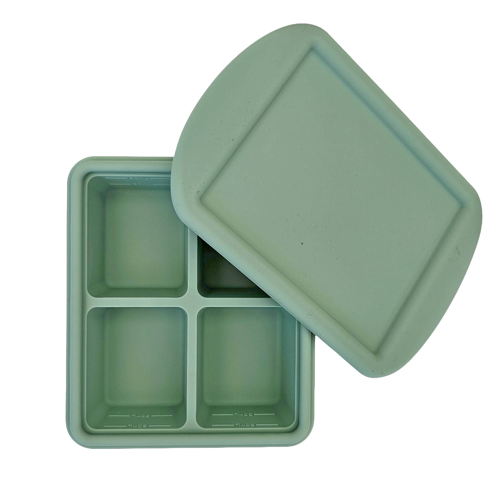 Summerville organic - Wholesale Food Storage Cubes - Kids & Baby - Baby Food Freezer Tray Cameo Green Silicone0