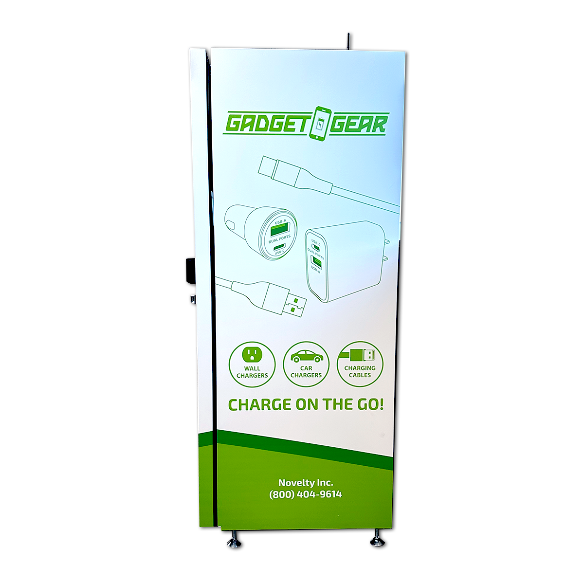 Novelty Brands - Wholesale Retailer Display - Accessories - Merchandising Fixture - Gadget Gear Tech Vending Machine ONLY 9861902