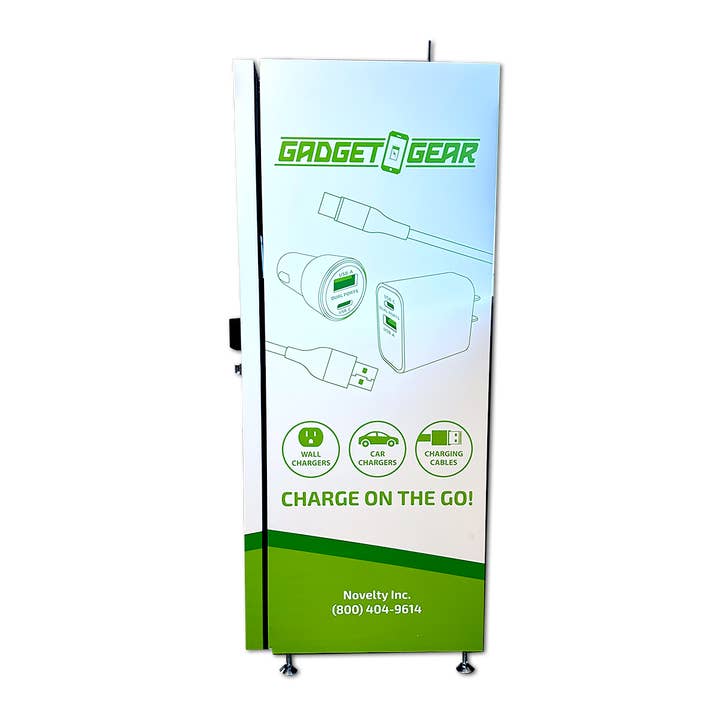 Novelty Brands - Wholesale Retailer Display - Accessories - Merchandising Fixture - Gadget Gear Tech Vending Machine ONLY 9861902