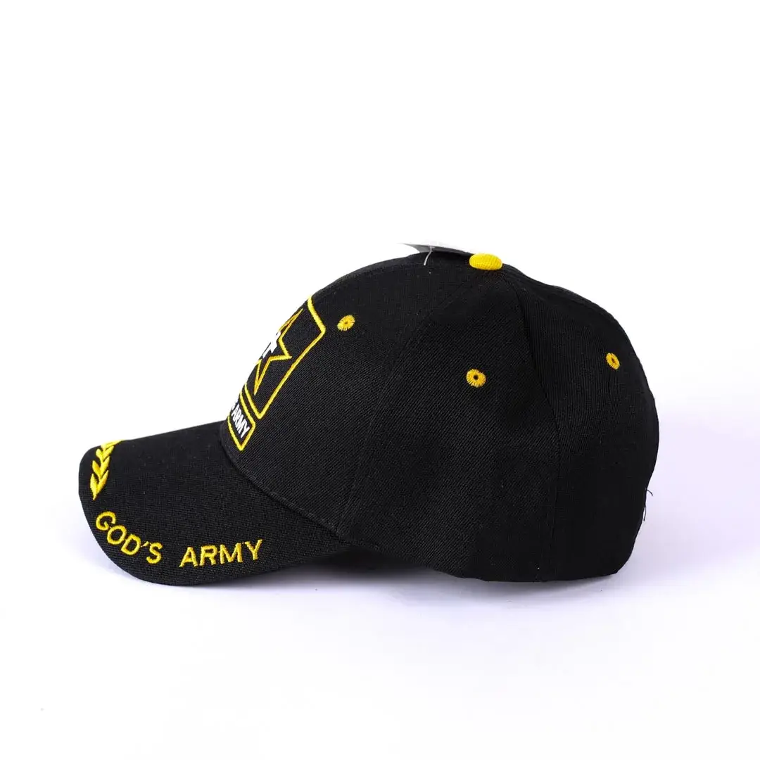 Swanson Christian Products - Wholesale Baseball Cap - Unisex - Hat - Black - Gods Army2