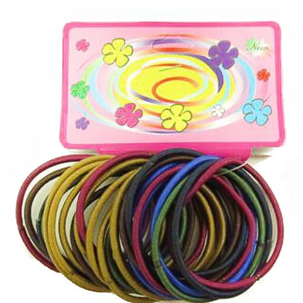 Cap Zone - Wholesale Hair Tie - Dark Neutrals Elastic Hair Ties0