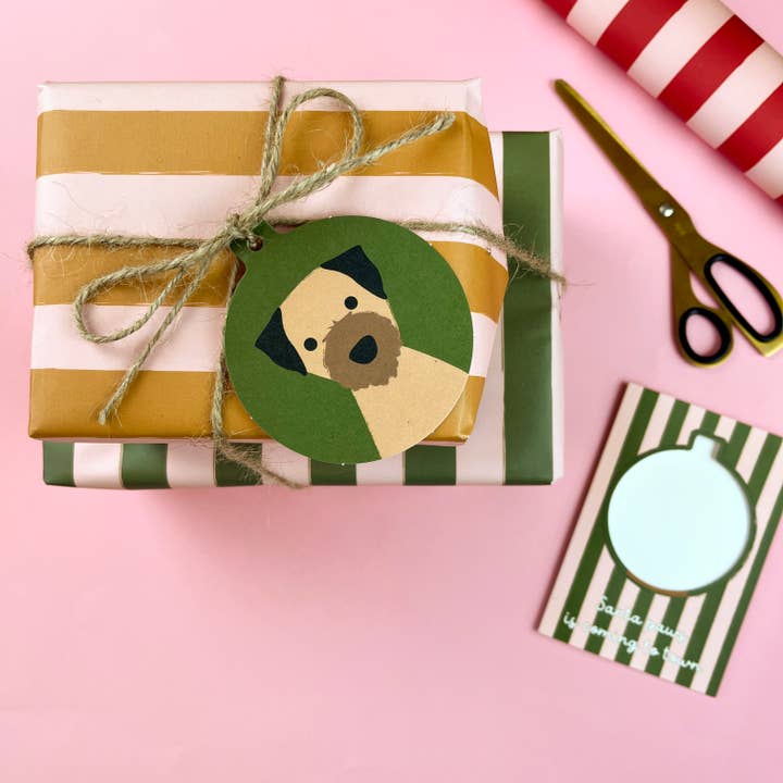 Heather Alstead Design Ltd – wholesale Flat wrap – Luxury Striped Wrapping Paper5