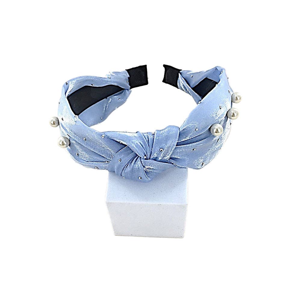 Atlas Fashion - Vendita all'ingrosso Fascia per capelli - Donna - Fascia in Chiffon con Riflessi Perlati