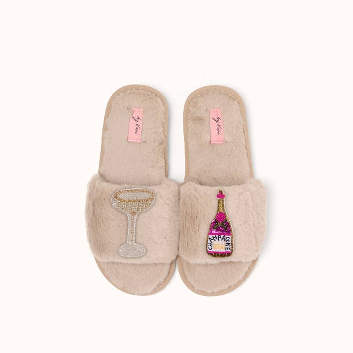 by Vivi. - Wholesale Slippers - Women's - Slippers Beige