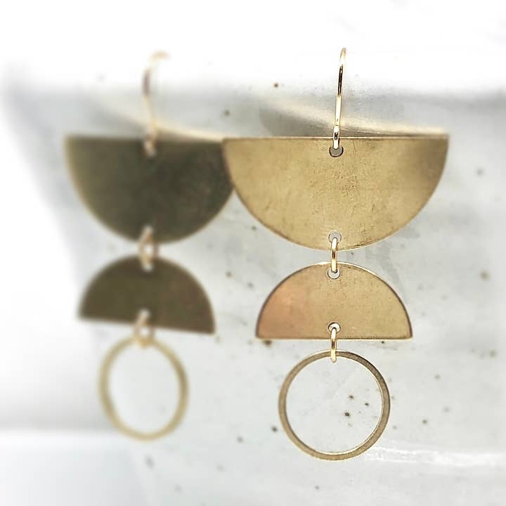 Moons Earrings for wholesale by June & Simple - by Hadas Kol