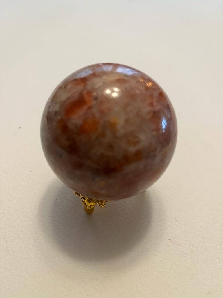 jiomind – Engroshandel Spirituelle sten og krystaller – Sunstone Crystal Sphere | Naturlig håndpoleret Sunstone7
