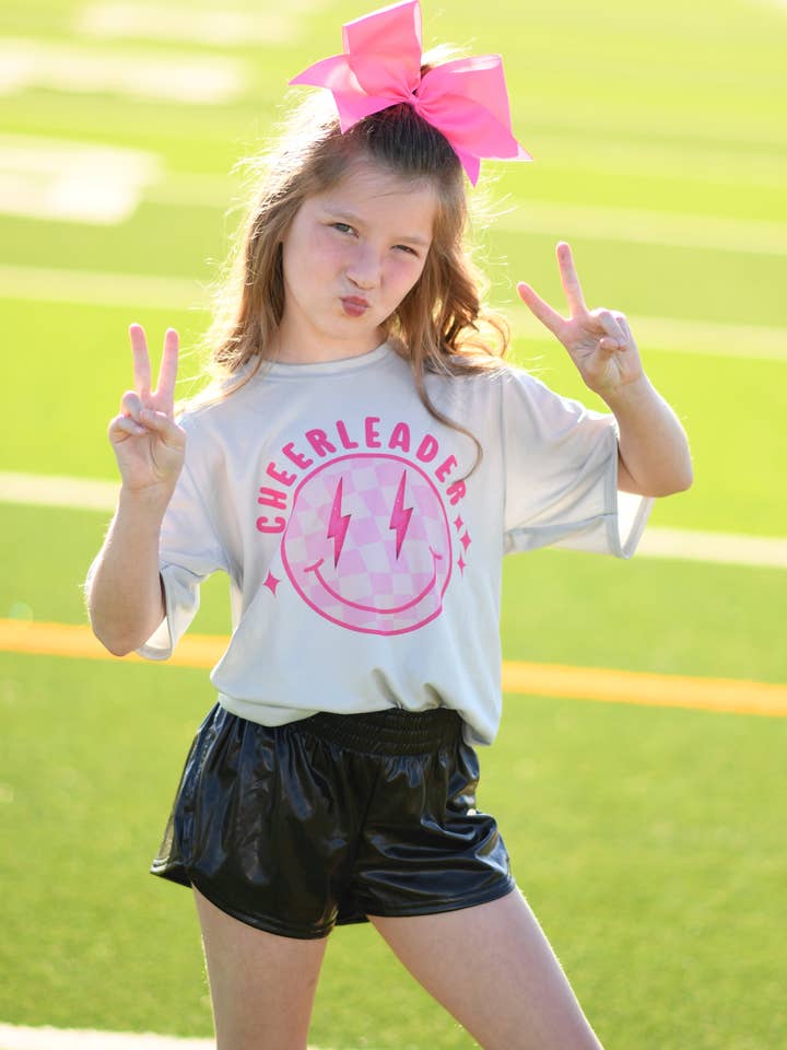 Cheerleader Smiley Tee for wholesale by P&PD Wholesale