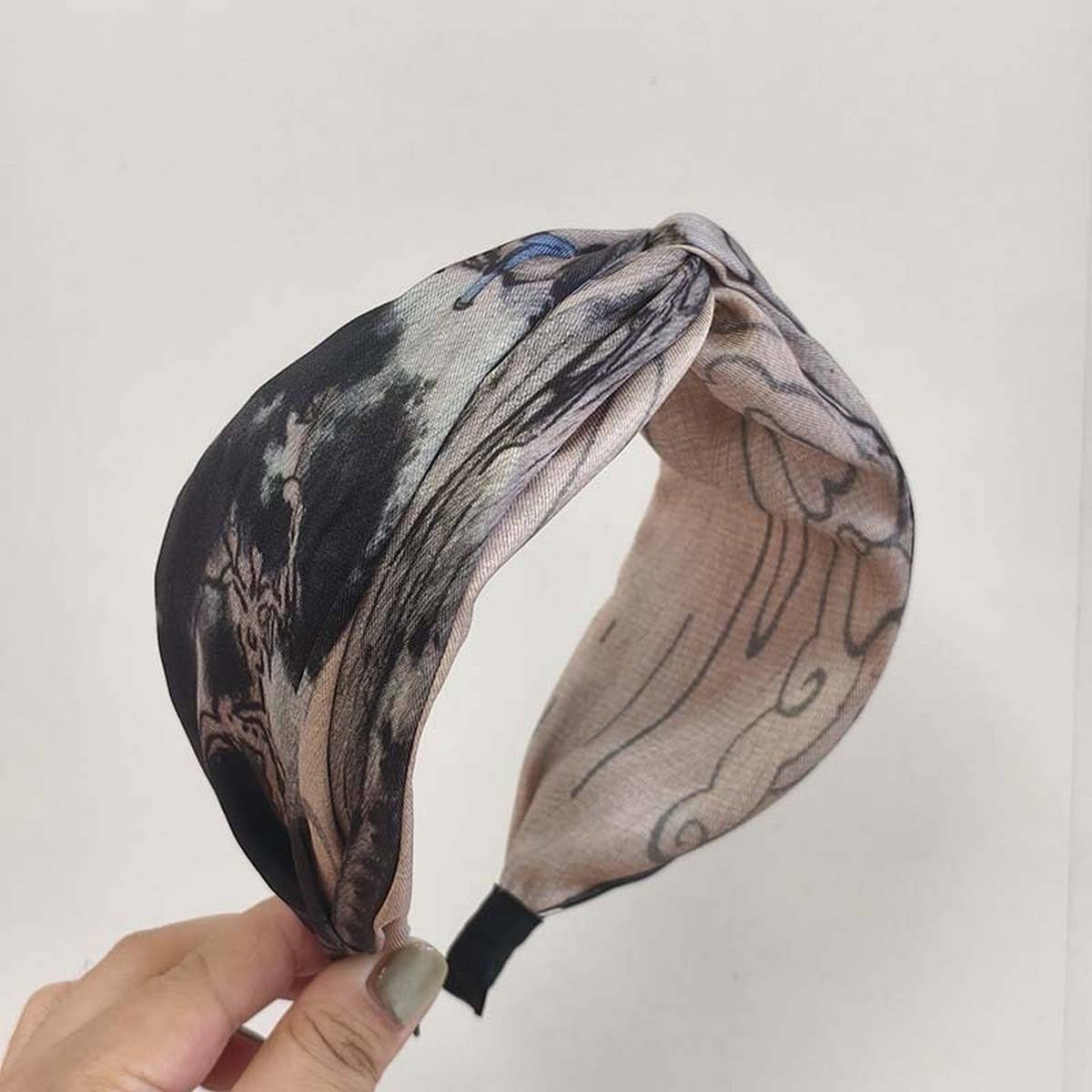 ACCITY - Wholesale Fashion Headband - Women's - RETRO OIL PAINTING WIDE BORDER VERSATILEHEADBANDS_CWAHA073294