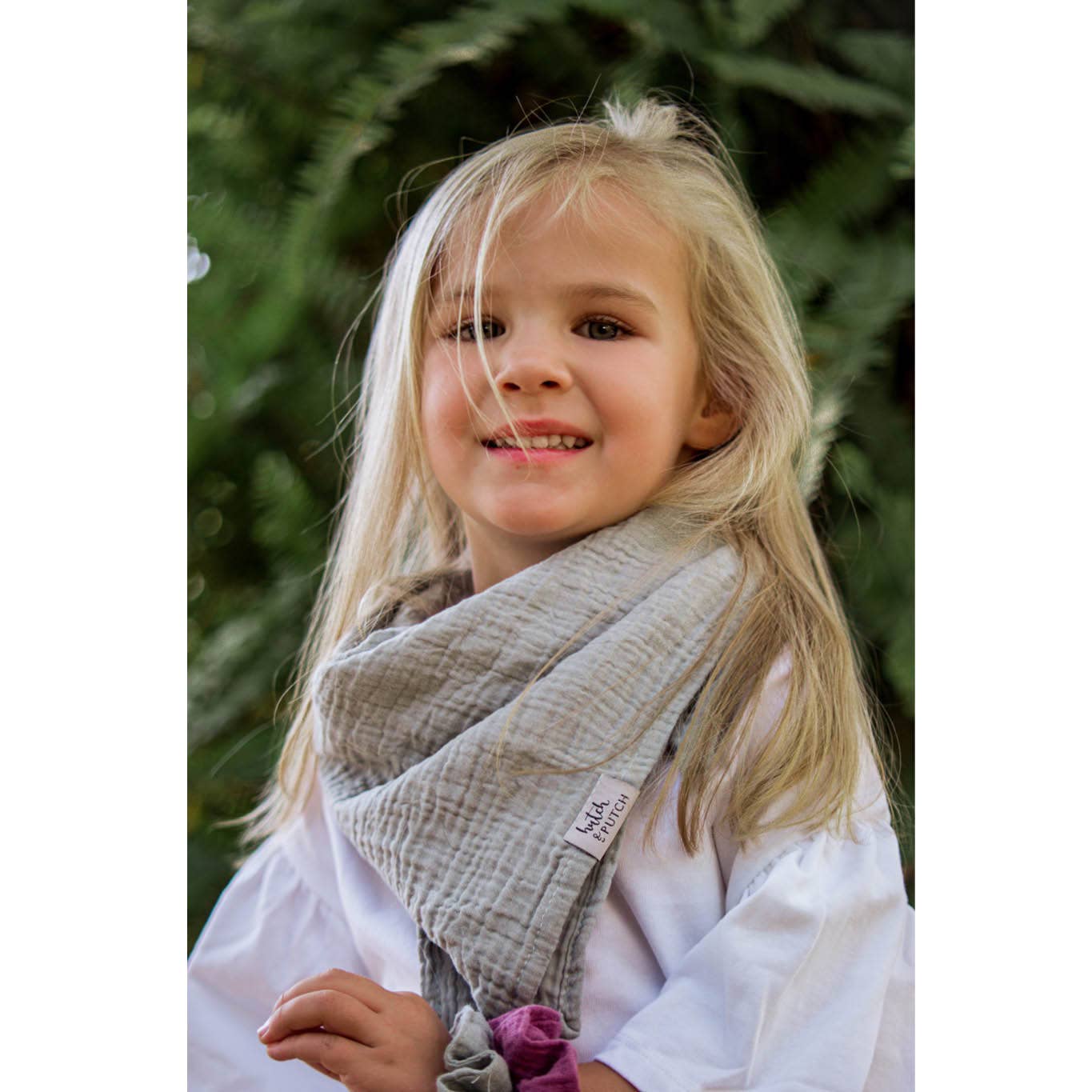hutch&putch – wholesale Scarf – Child – Muslin scarf for toddlers • aquamarine4