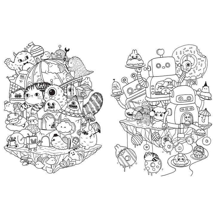 Hachette Book Group - Wholesale Coloring Book - Kids & Baby - A Million Little Monsters Coloring Book