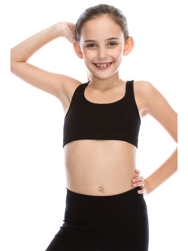 KurveShop - Wholesale Tank Top - Kids - KIDS RACERBACK COPPED TANK TOP