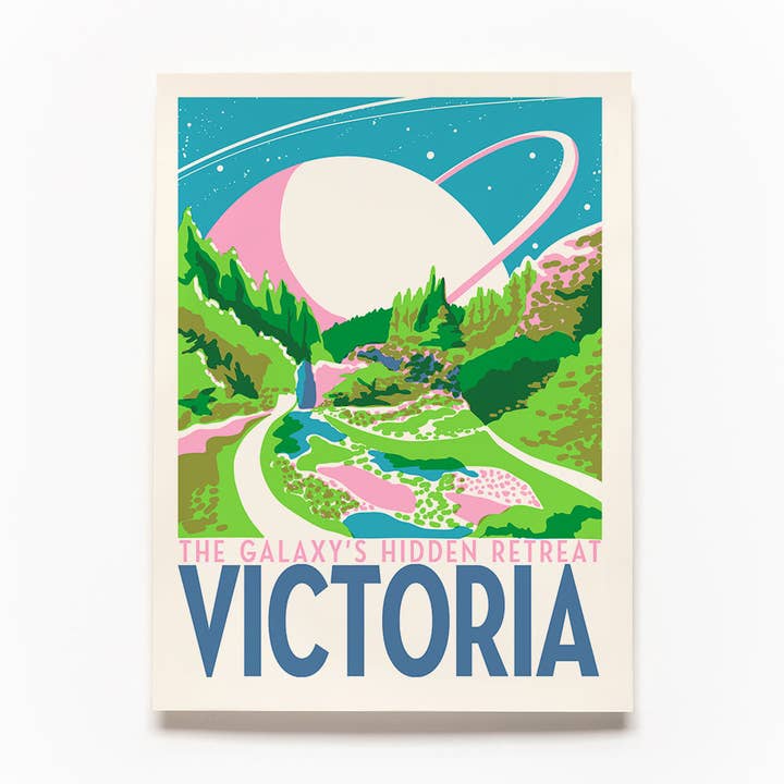 Victoria Screentryck för wholesale av Secret Planet