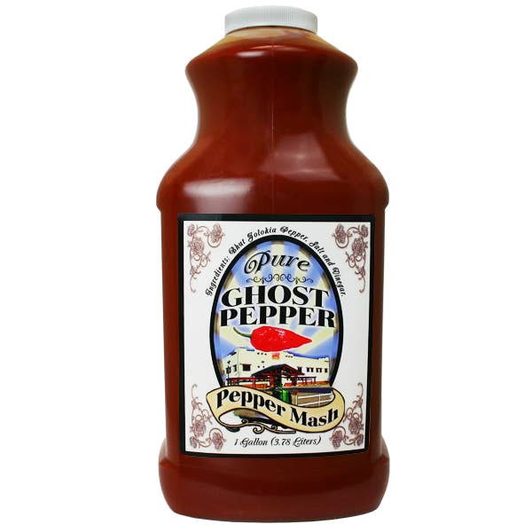 Southwest Specialty Food - Wholesale Hot Sauce - Pure Ghost Pepper Mash Puree – 1 Gallon
