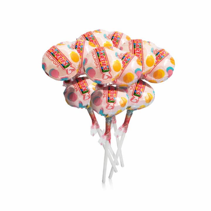 Candy In Bulk - Vente Sucettes - Sucettes Smarties Bonbons – Saveurs de Fruits Assorties – Pack Économique en Vrac