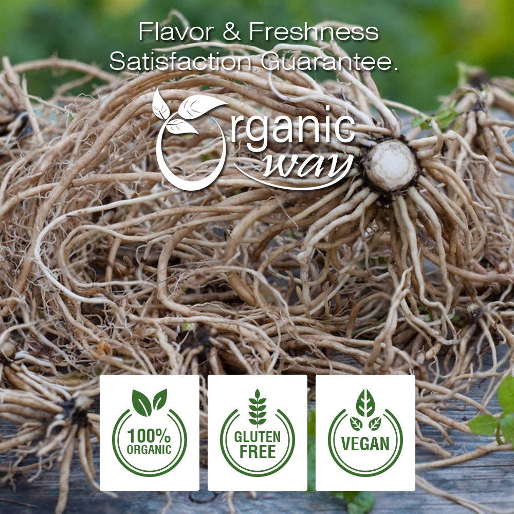 Organic Way LLC - Wholesale Herbs - Valerian Root Cut & Sifted (Valeriana Officinalis) - Herbal Tea | European Wild-Harvest | Kosher & USDA Certified | Vegan, Non-GMO & Gluten Free | 100% Raw from Albania2