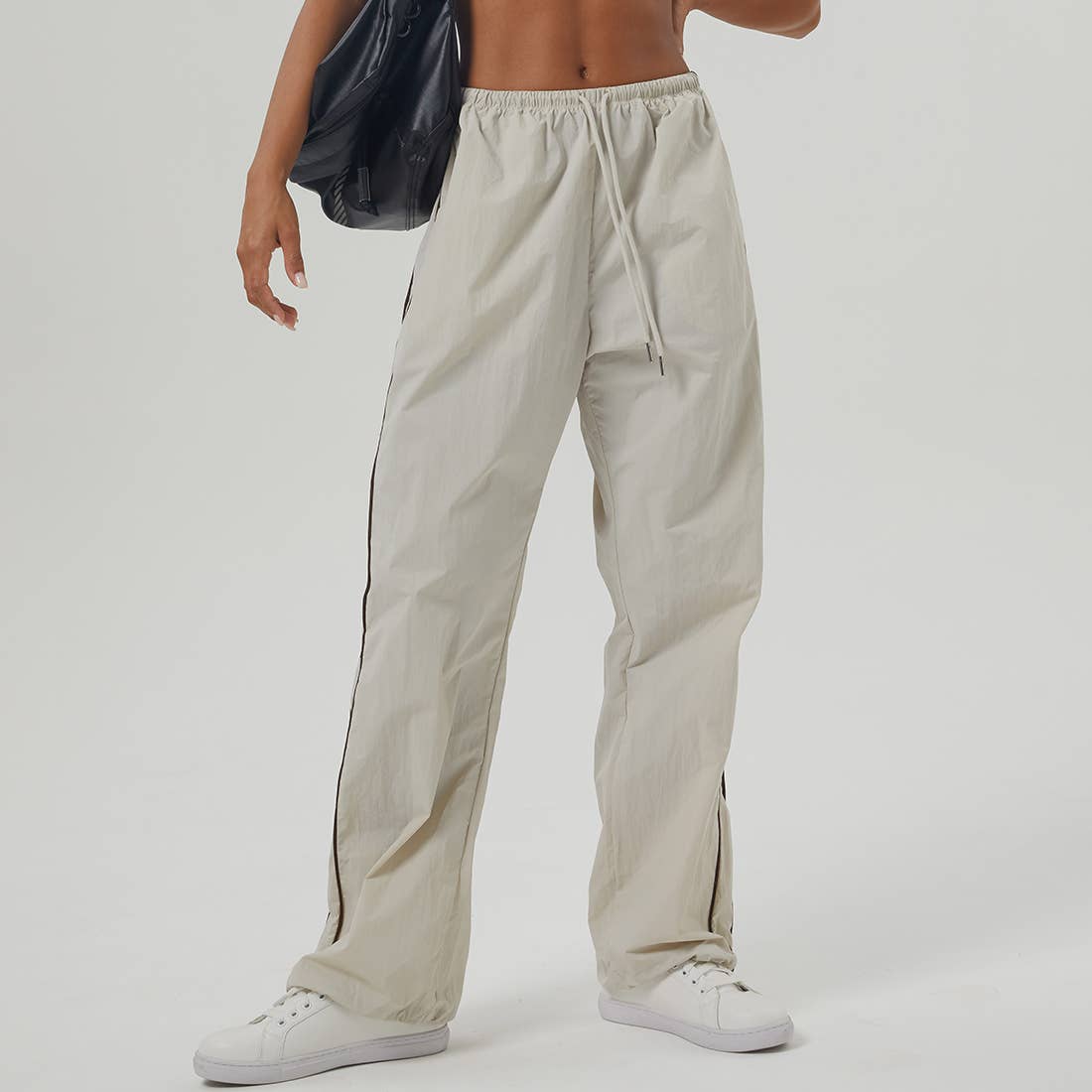 Sodalemon - Vendita all'ingrosso Pantaloni sportivi - Donna - Pantaloni sportivi da donna con coulisse e tasche a blocchi di colore0