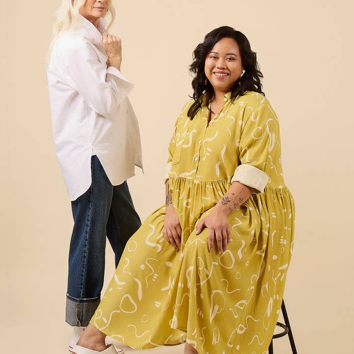 Closet Core Patterns - Wholesale Craft Sewing Kit - Jenna Shirt + Shirtdress Sewing pattern30