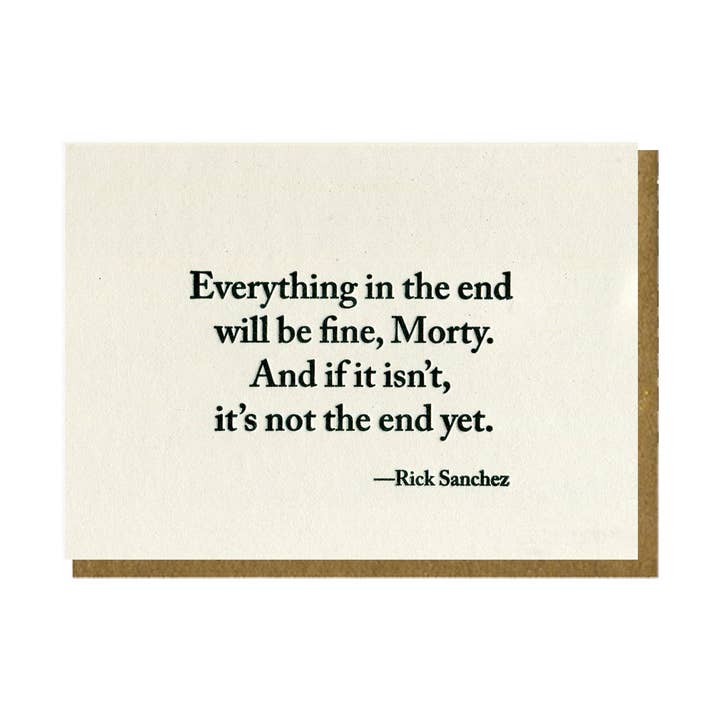 The End Will Be Fine for wholesale by Blue Barnhouse