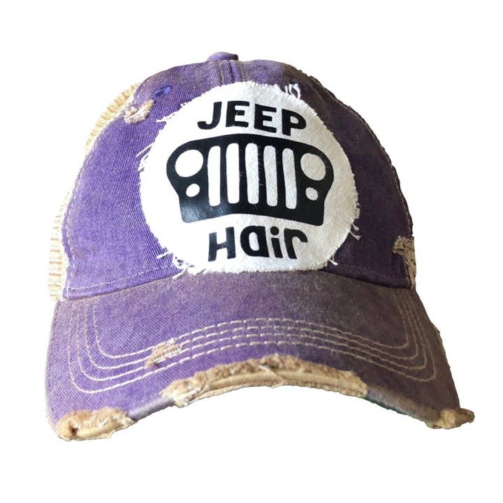 BohoGroove - Wholesale Trucker Hat - Women's - Jeep Hair Hat, Jeep Hat2