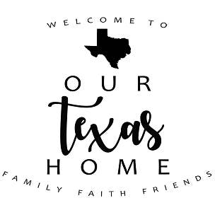 Bienvenue dans notre maison du Texas, torchon de cuisine pour la vente par Distinctive Design Wholesale