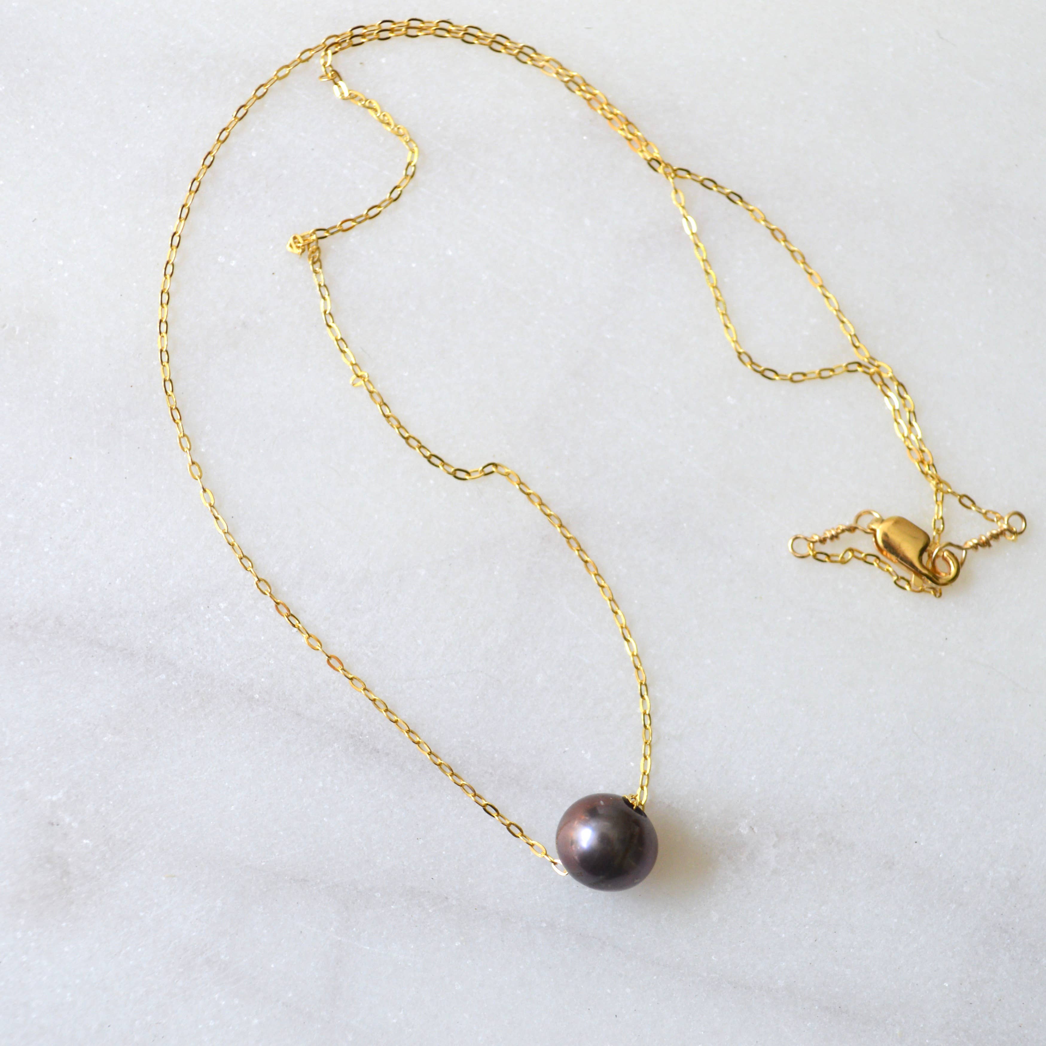 Salty But Sweet - Wholesale Pendant/Charm Necklace - Floating Freshwater Pearl Necklace1