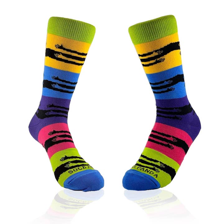 Meias Abraços do Panda das Meias (Adulto Pequeno, Tamanhos de Sapato 34-37) por atacado de Sock Panda