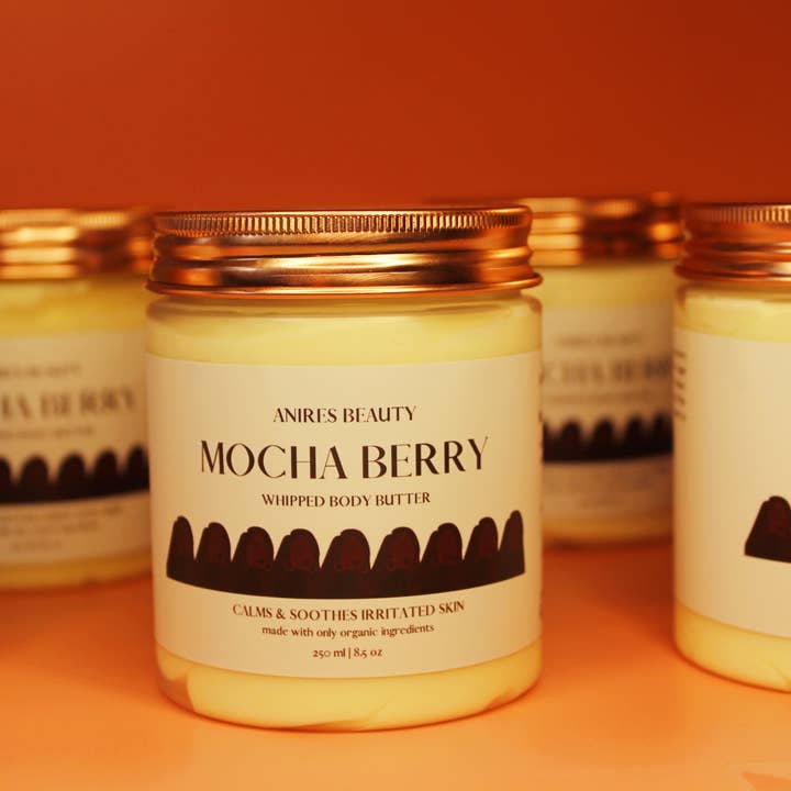 Beurre corporel fouetté calmant et apaisant pour la vente par Anires Beauty
