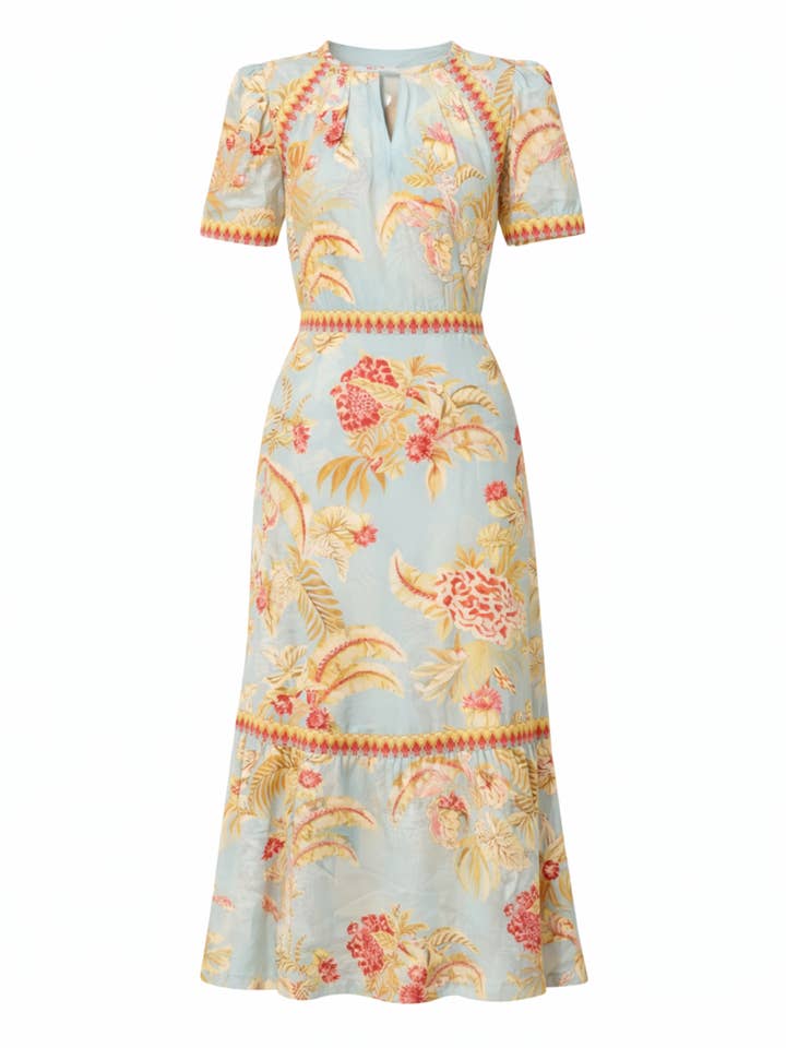 Mavis Blue Dress for wholesale by Raishma