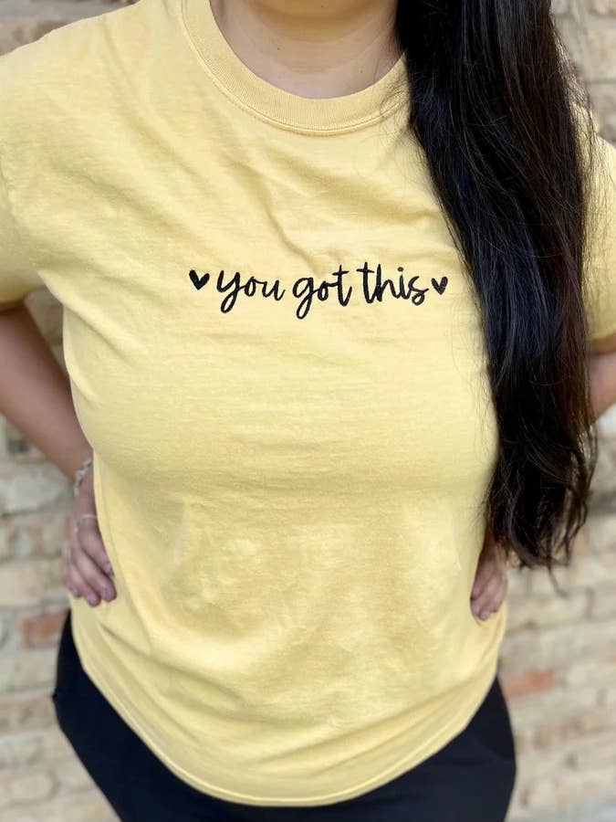 You Got This (Embroidered T-Shirt) for wholesale by 1/2 Penny Wholesale