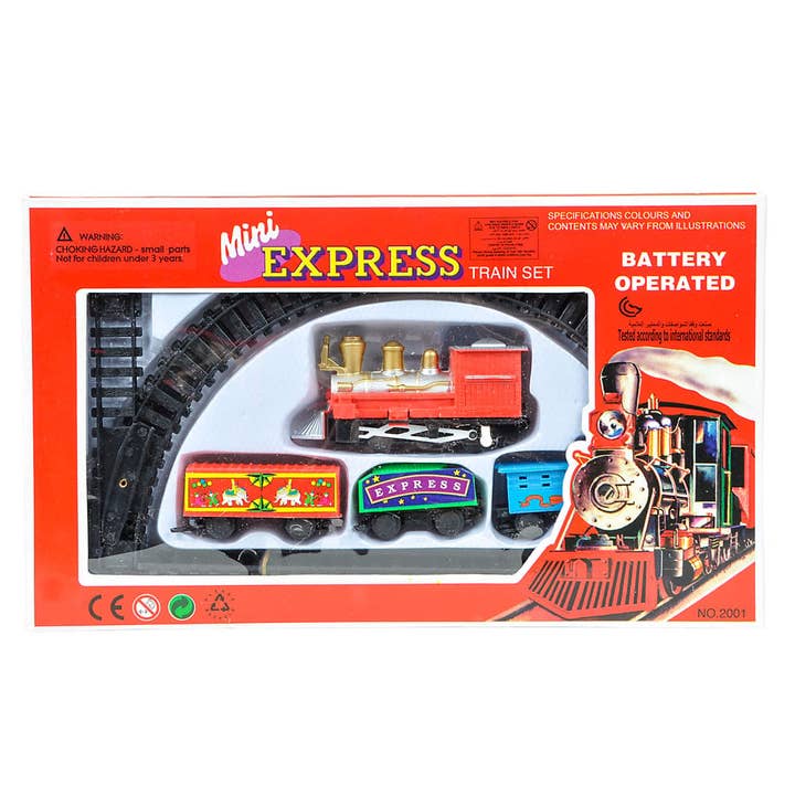 La Luna Bella - Toys - Vente Voiture/camion miniature – enfant - Ensemble de jouets de voiture LLB MINI EXPRESS TRAIN 6 x 11 pouces1