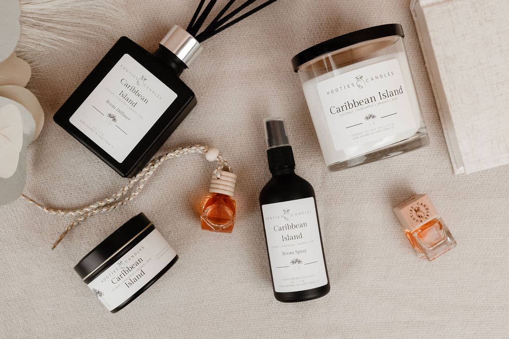 Hooties Candles and Things - Wholesale Jar/Filled Candle - Caribbean Island Candle2