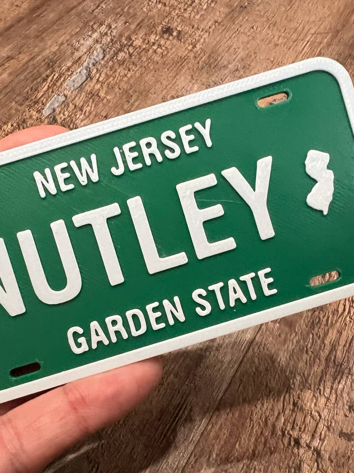 Town License Plate Magnet for wholesale by Pretty Handy