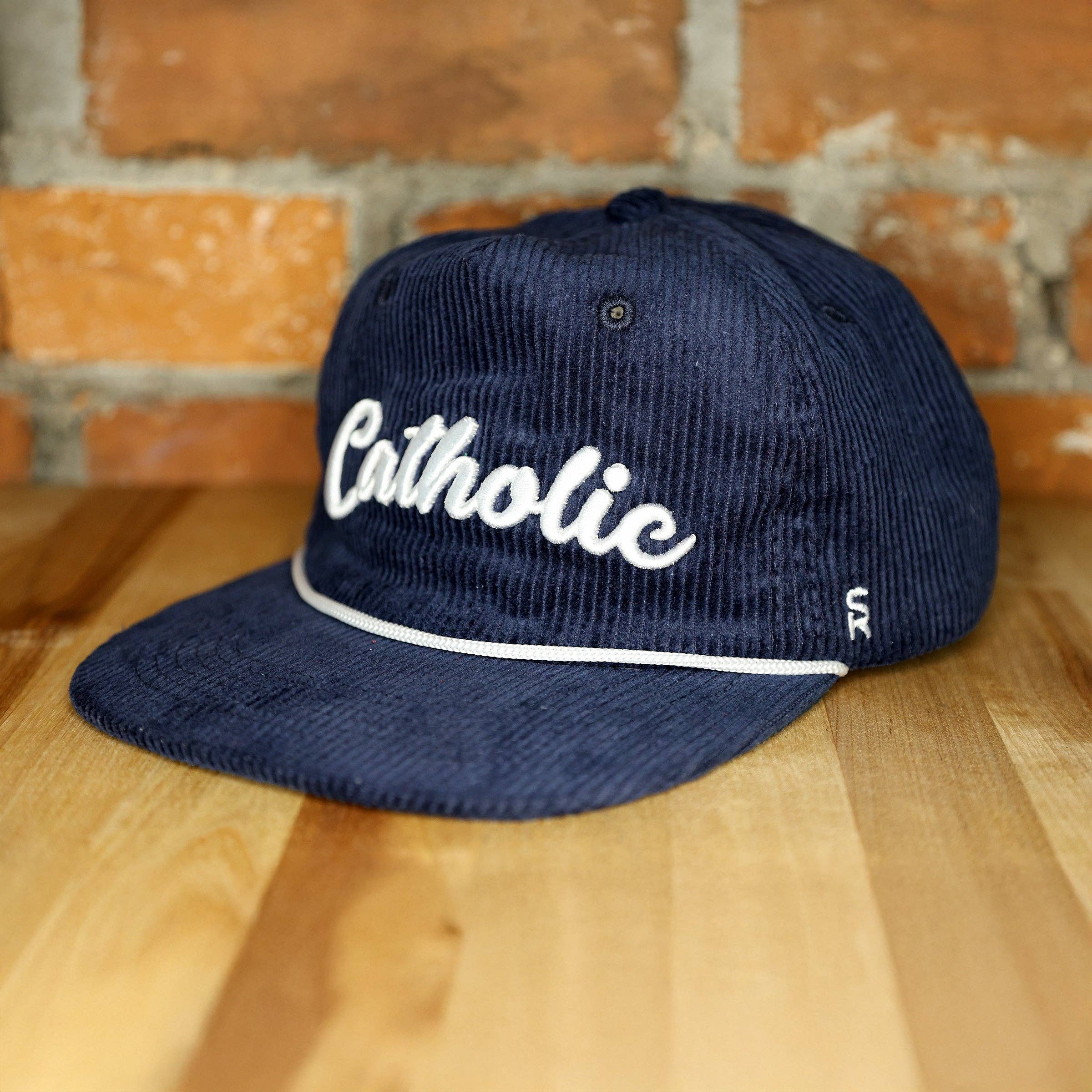 Sock Religious - Wholesale Honkbalpet - Uniseks - Katholieke Retro Corduroy Hoed3