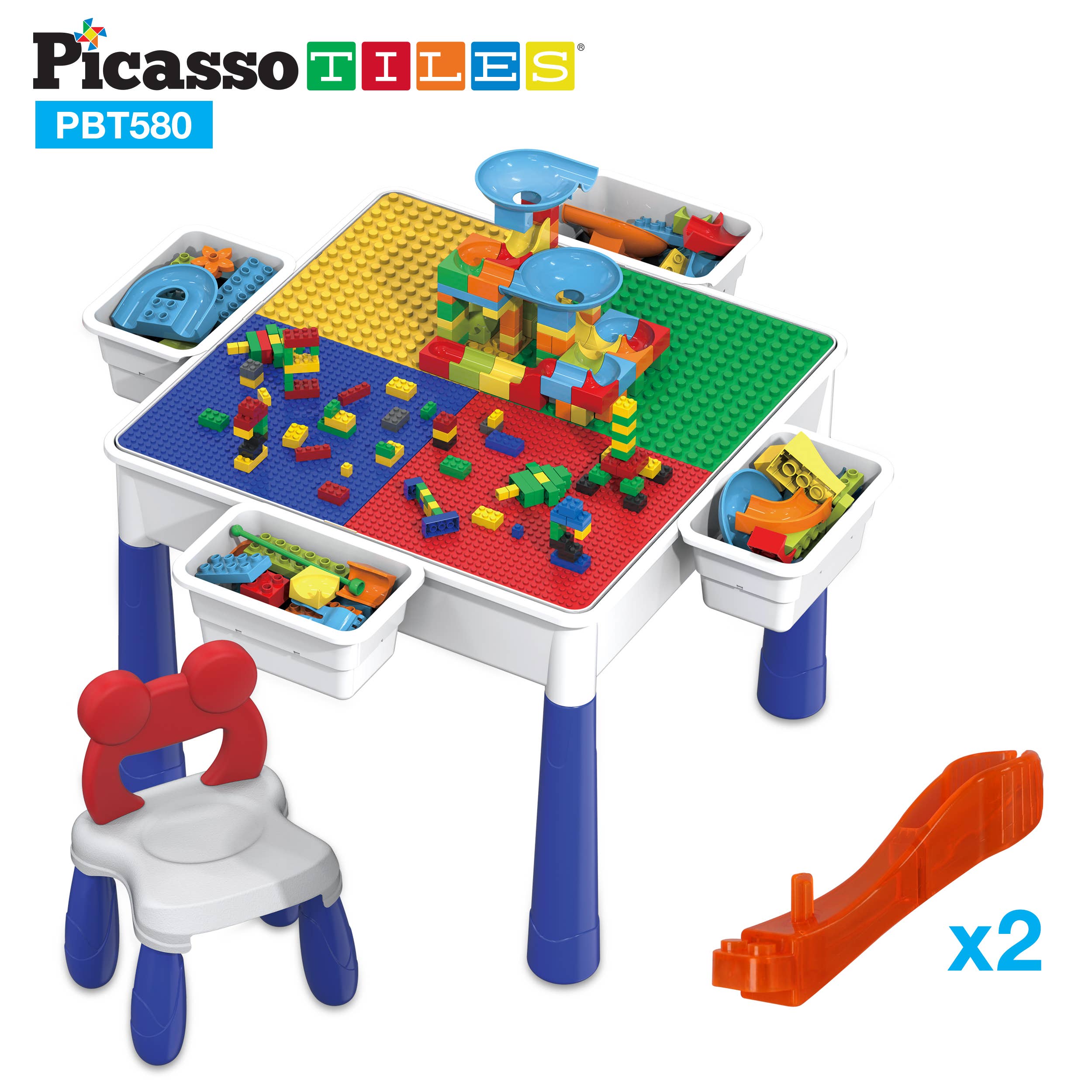 PicassoTiles - Wholesale Toy Set - Kids - PicassoTiles Large All-in-One Activity Center10