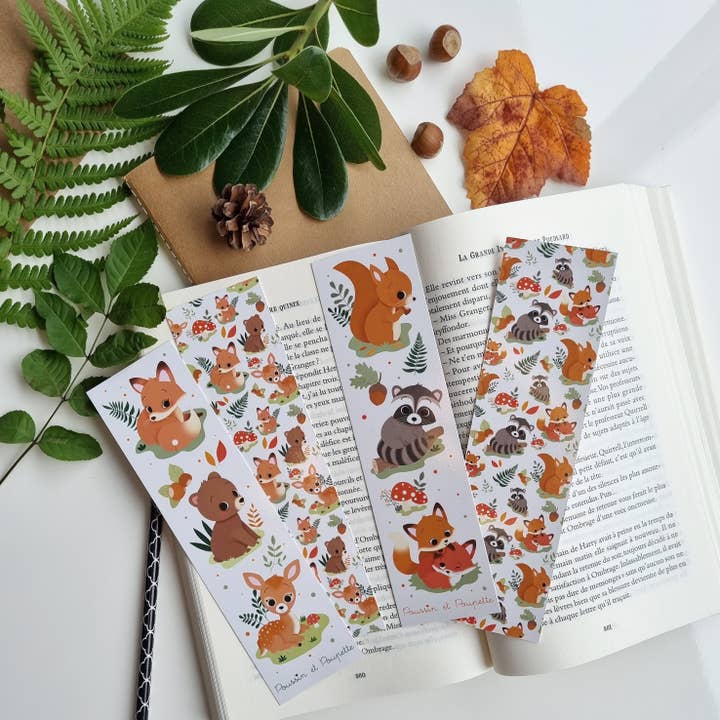 Poussin et Poupette - Wholesale Bookmark - BOOKMARK - SET OF 2 - AUTUMN1