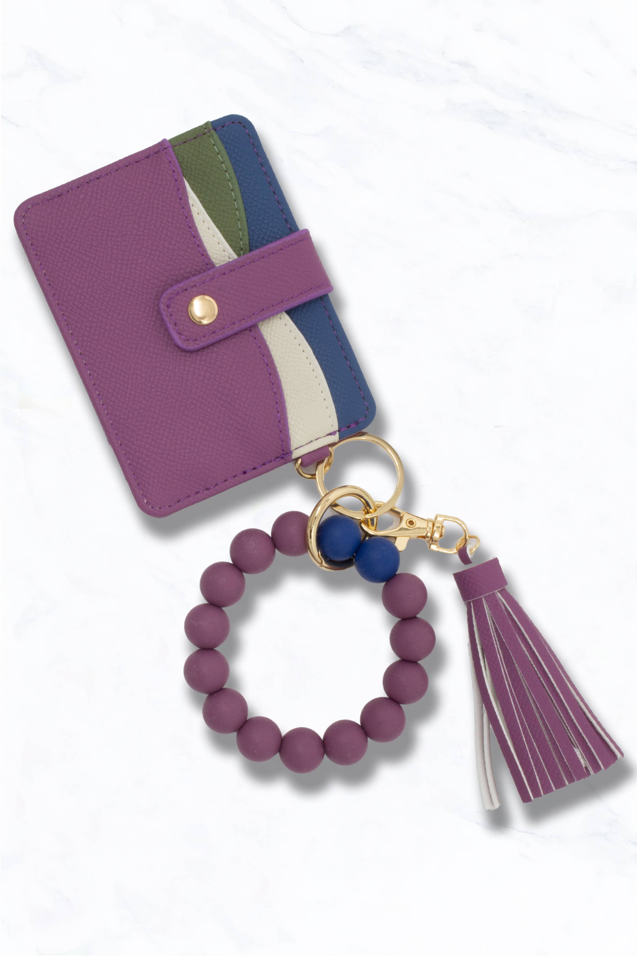 Suzie Q USA - Vente Porte-cartes – femme - Porte-cartes en simili cuir avec porte-clés7