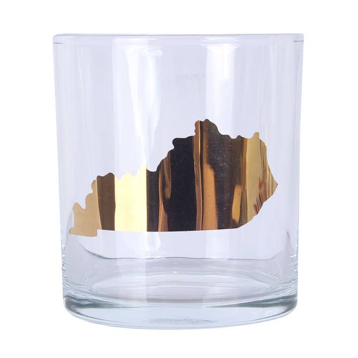 Gold Kentucky Rocks Glass for wholesale by Barrel Down South