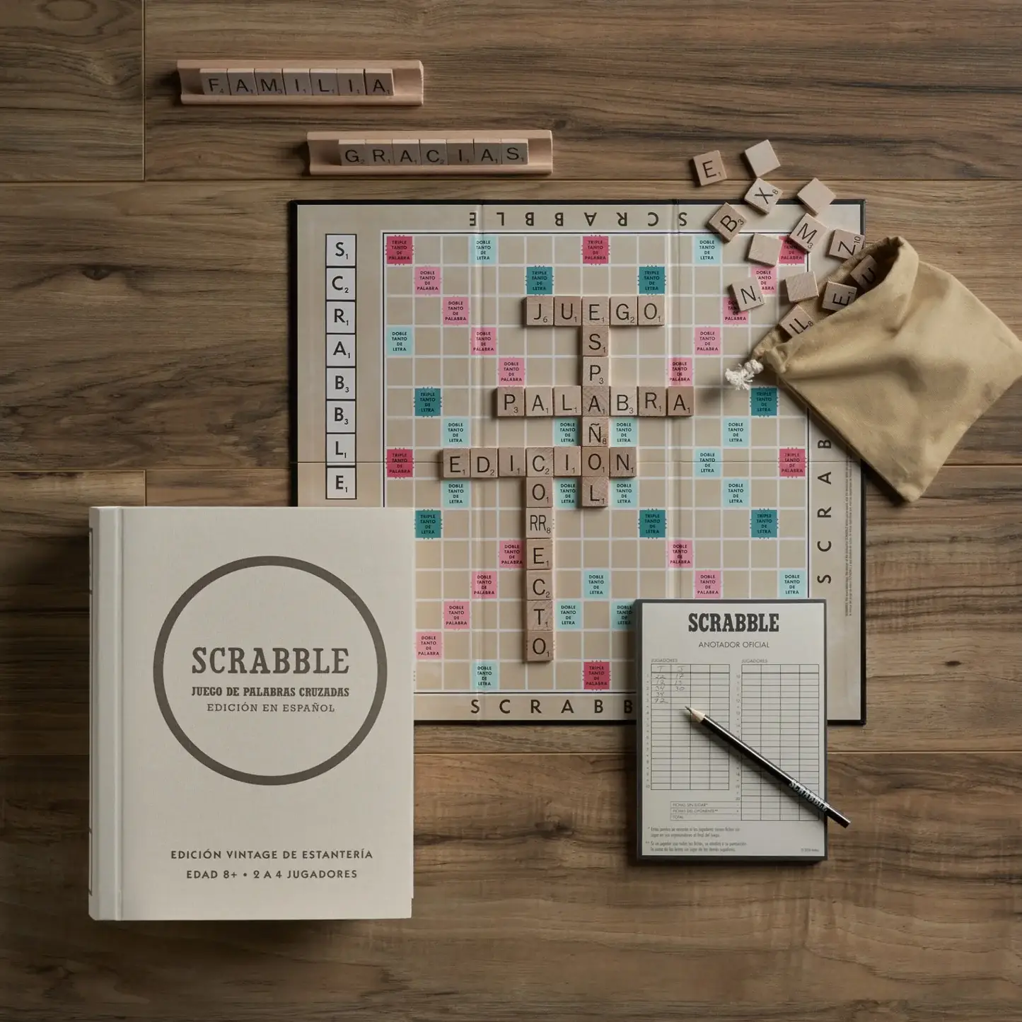 Edición de estantería vintage en español de Scrabble al por mayor