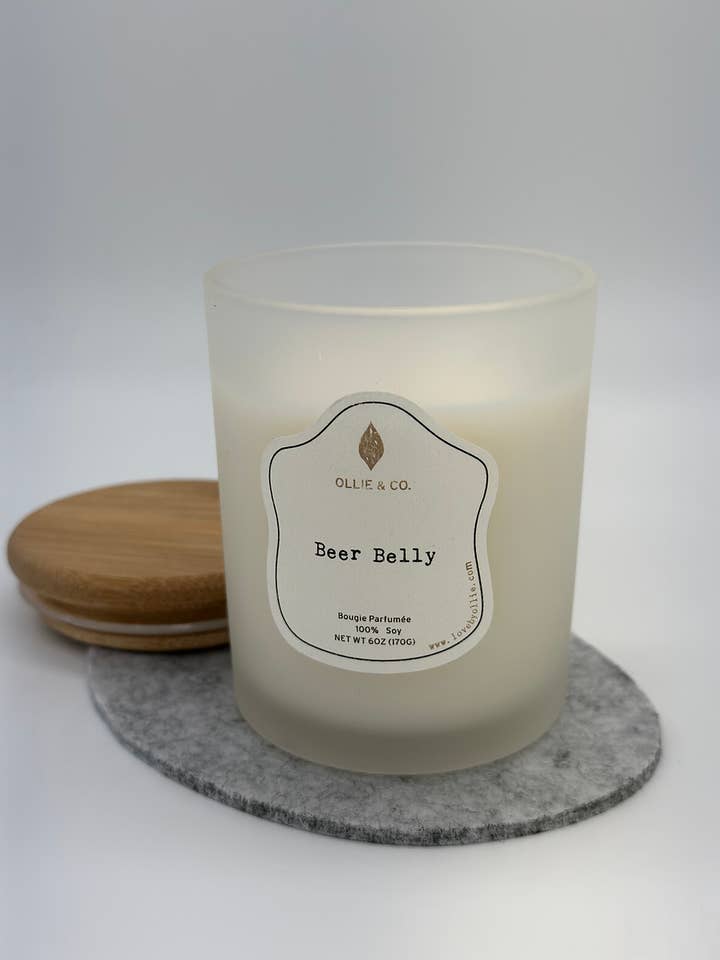 Beer Belly 6oz per la vendita all'ingrosso da parte di Ollie & Co. | Unique Home Fragrance