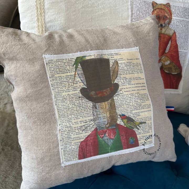 High rabbit cushion for wholesale by La marquisette