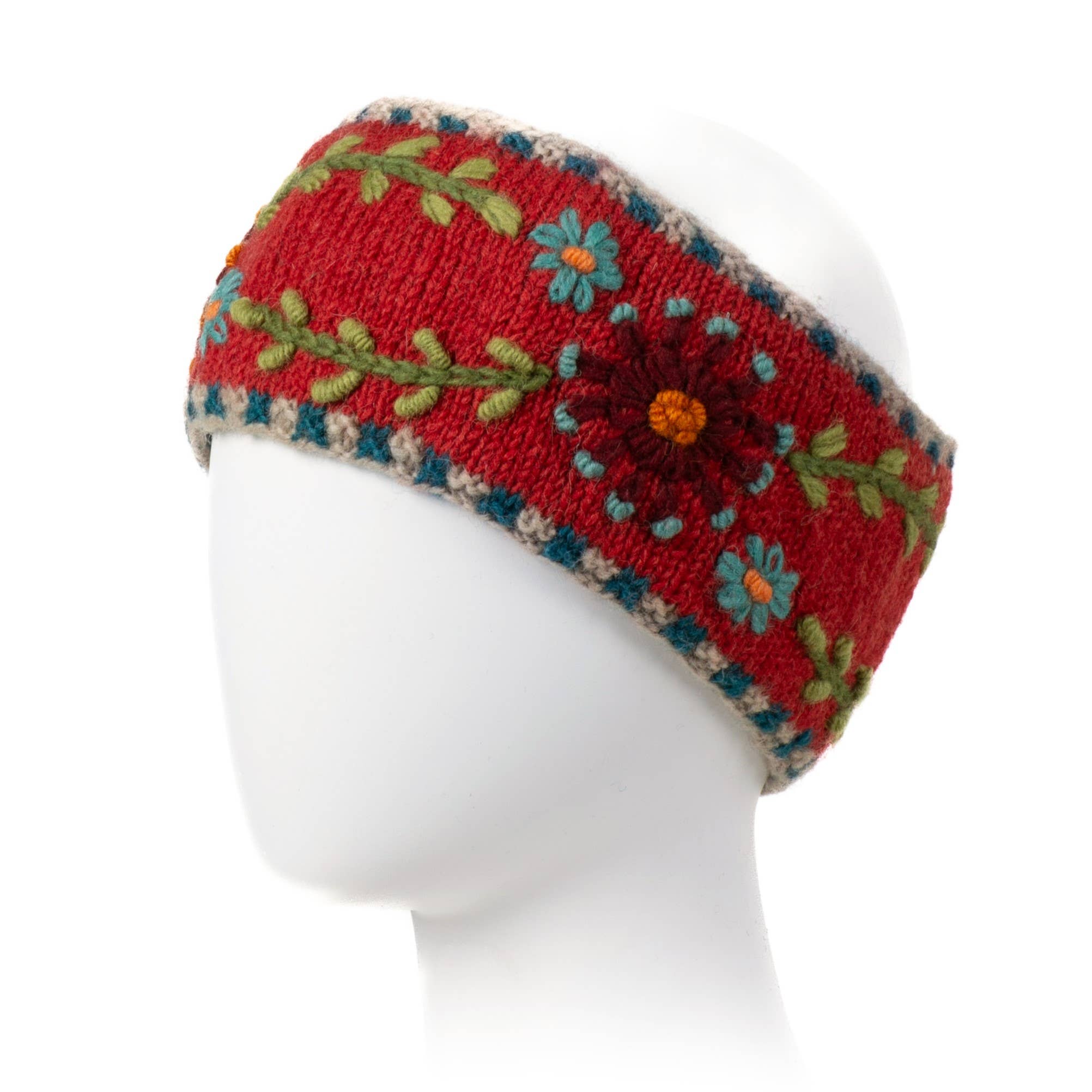 Lost Horizons Knitwear – Ships from USA - Wholesale Fashion Headband - Women's - Abigail Headband – Embroidered Wool Ear Warmer9