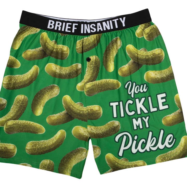 BRIEF INSANITY - Wholesale Underwear - Men's - You Tickle My Pickle Boxer