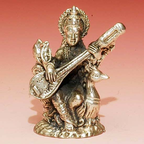 Saraswati Figurine for wholesale by R. Expo/Song of India